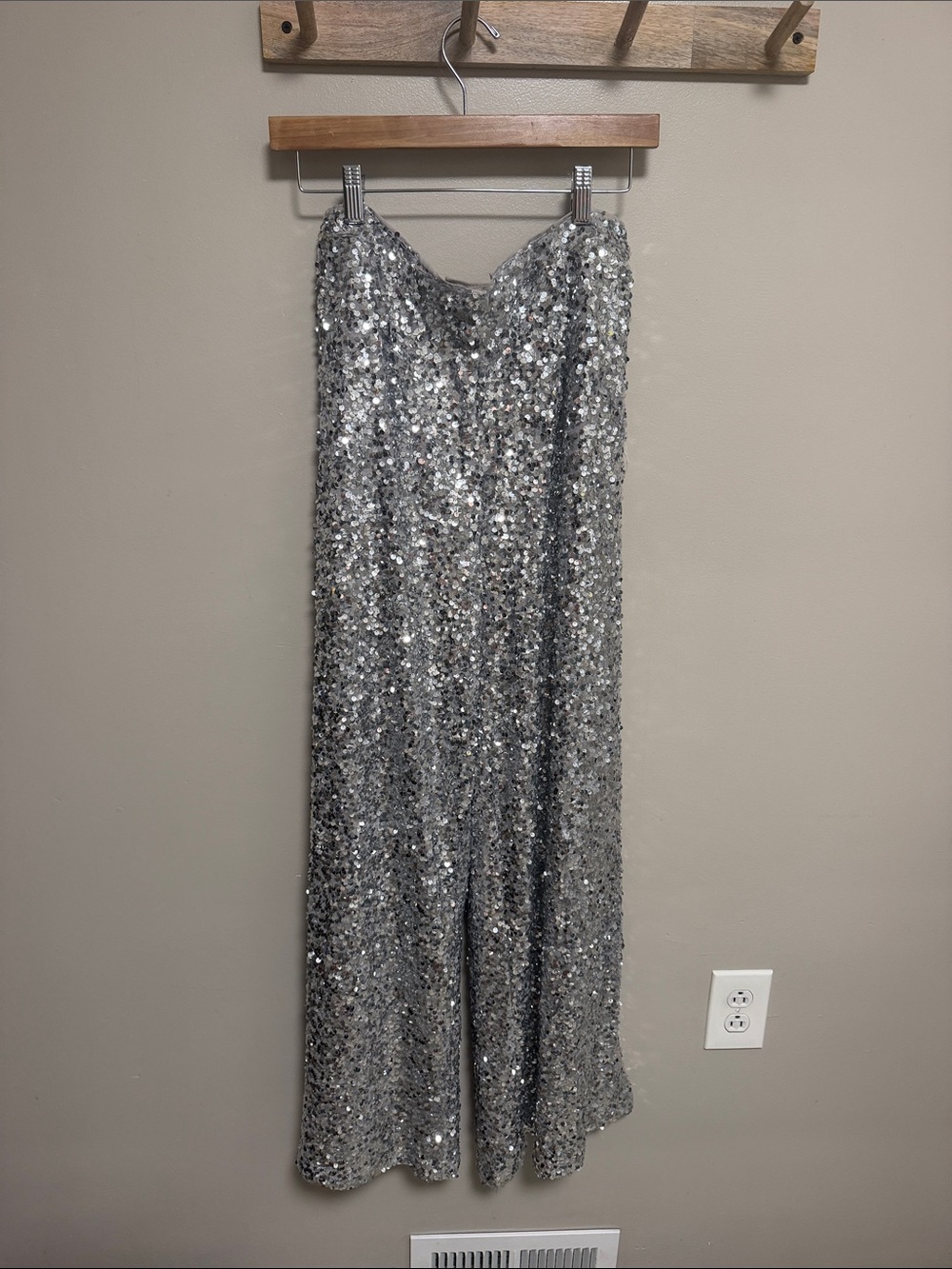 Dressed in LALA Disco Fever Sequin Trousers Size M